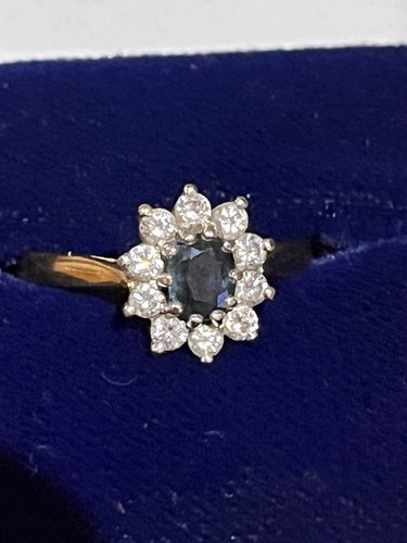 Vintage 18ct gold sapphire - vintage,
