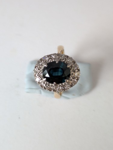 Vintage sapphire and - sapphire, diamond