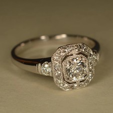 Vintage Engagement Ring Art