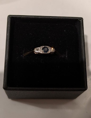 Vintage art deco 9ct - deco, &
