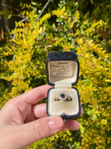 Vintage 18ct yellow - yellow, gold