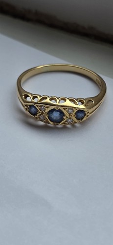Stunning vintage 18ct diamond - 18ct,