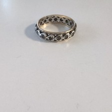 Vintage 9ct Solid White &