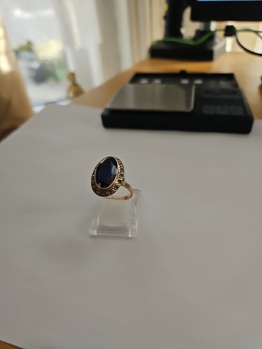 Vintage huge sapphire - 18,