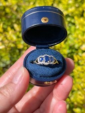 Vintage 9ct Gold Three Stone