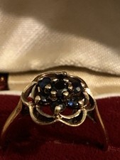 Exceptional 9ct Gold Sapphire