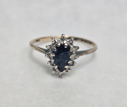 Vintage 9ct yellow gold ring - vintage,