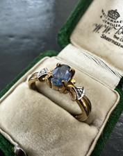 Vintage 9ct Gold Sapphire &